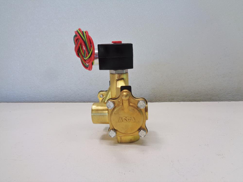 ASCO 3/4" NPT 3-Way Brass Solenoid Valve EF8316G074 & EF8016G1